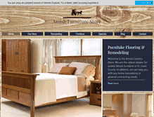 Tablet Screenshot of amishfurniturestl.com